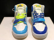 Air Jordan Legacy 312 Fly High-Top Sneakers, White and Blue