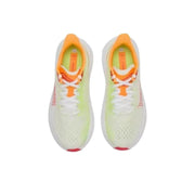 HOKA Road Running Shoes in White and Lime
