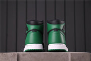 Air Jordan 1 High Pine Green Black Sneakers 555088-030