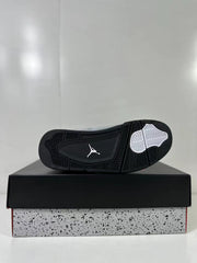 Jordan Air Jordan 4 Retro Gray Black Sneakers AQ9129-005