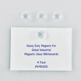 Global Industrial Heavy Duty Magnets, Pack of 4 (WB695325)
