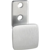 Interion Square Clothes Hook - Silver Satin Finish (WB695766)