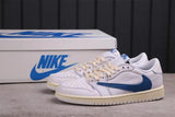 Jordan Travis Scott Air Jordan 1 Low White Blue DM3277-100