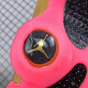 Air Jordan 13 CNY Sneakers in White, Gold and Pink