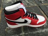 Air Jordan 1 Women's High-Top Sneakers White Black Red