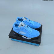 Air Jordan 5 Retro Low UNC Blue Sneakers