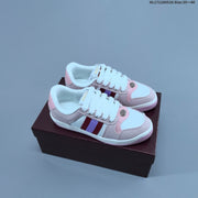 Gucci Screener Distressed Low-Top Sneakers