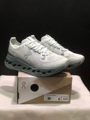 On Cloudsurfer Max Running Shoes, Grey and Moon