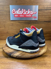 Jordan 3 Retro Black Cement Gold (Women's)