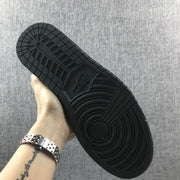 Air Jordan 1 Mid Black Patent Sneakers BQ6472-002