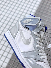 Jordan Air Jordan 1 High Zoom R2T Sneakers White Grey Blue