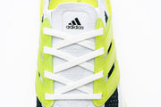adidas UltraBoost 21 Running Shoes, White and Volt FY1214