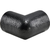 Global Industrial 2D Protective Safety Corner Guards, PU Foam, Adhesive Backed, Black, 1/Each (WB708373)