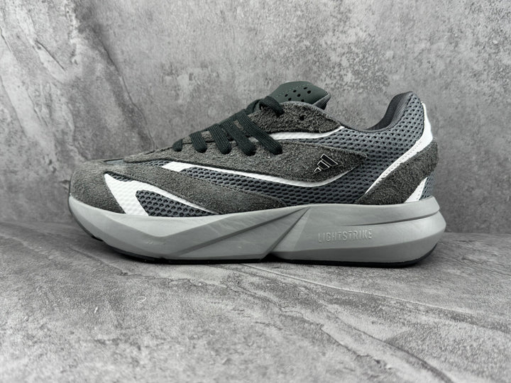 Adidas Lightstrike Gray Mesh Running Shoes