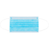 Global Industrial Disposable 3-Ply Face Mask, Adult Size, Individually Packed, 50/Box (WB708527)