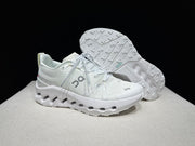 On Cloudsurfer Trail White Trail Running Shoes