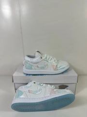 Jordan Air Jordan 1 Low Steam Puppet Sneakers White Blue FN8901-164