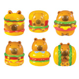 Cheeseburger Capybara Slow Rise Toys - 12 per bag