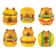 Cheeseburger Capybara Slow Rise Toys - 12 per bag