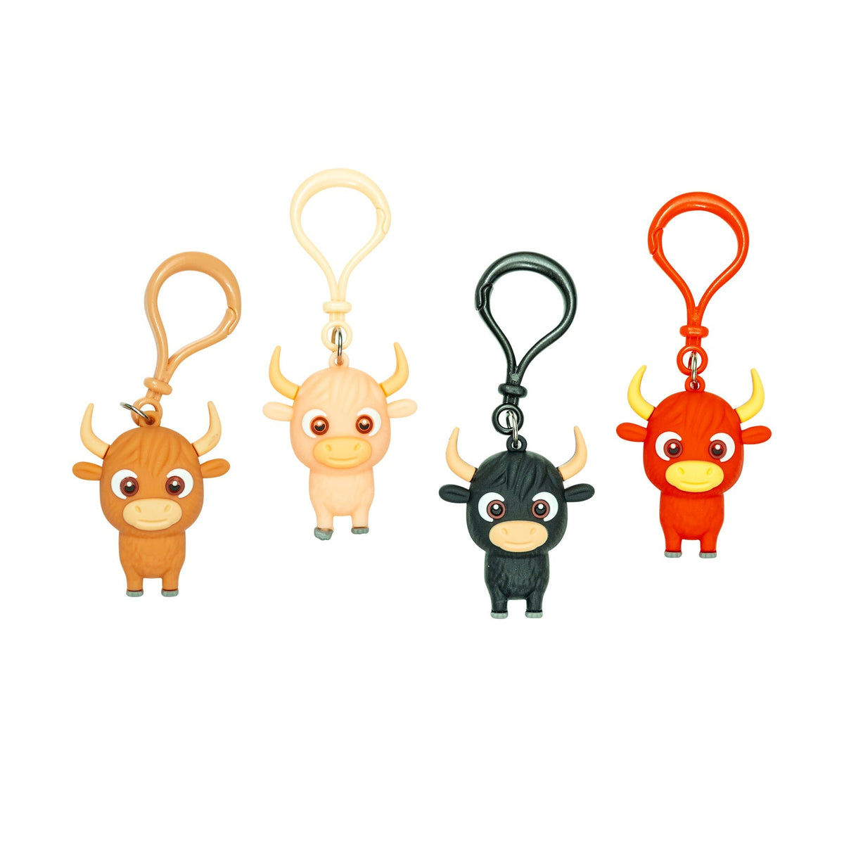 Highland Cow Backpack Buddy Keychains