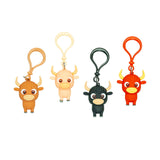 Highland Cow Backpack Buddy Keychains