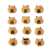 Mini Capybara Head Plush - 12 per bag