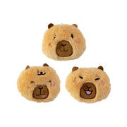Mini Capybara Head Plush - 12 per bag
