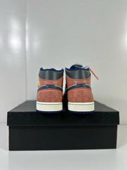 Jordan Air Jordan 1 Mid Flight Orange White Black FV3619-106