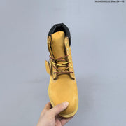 Timberland Yellow Lace-Up Ankle Boots