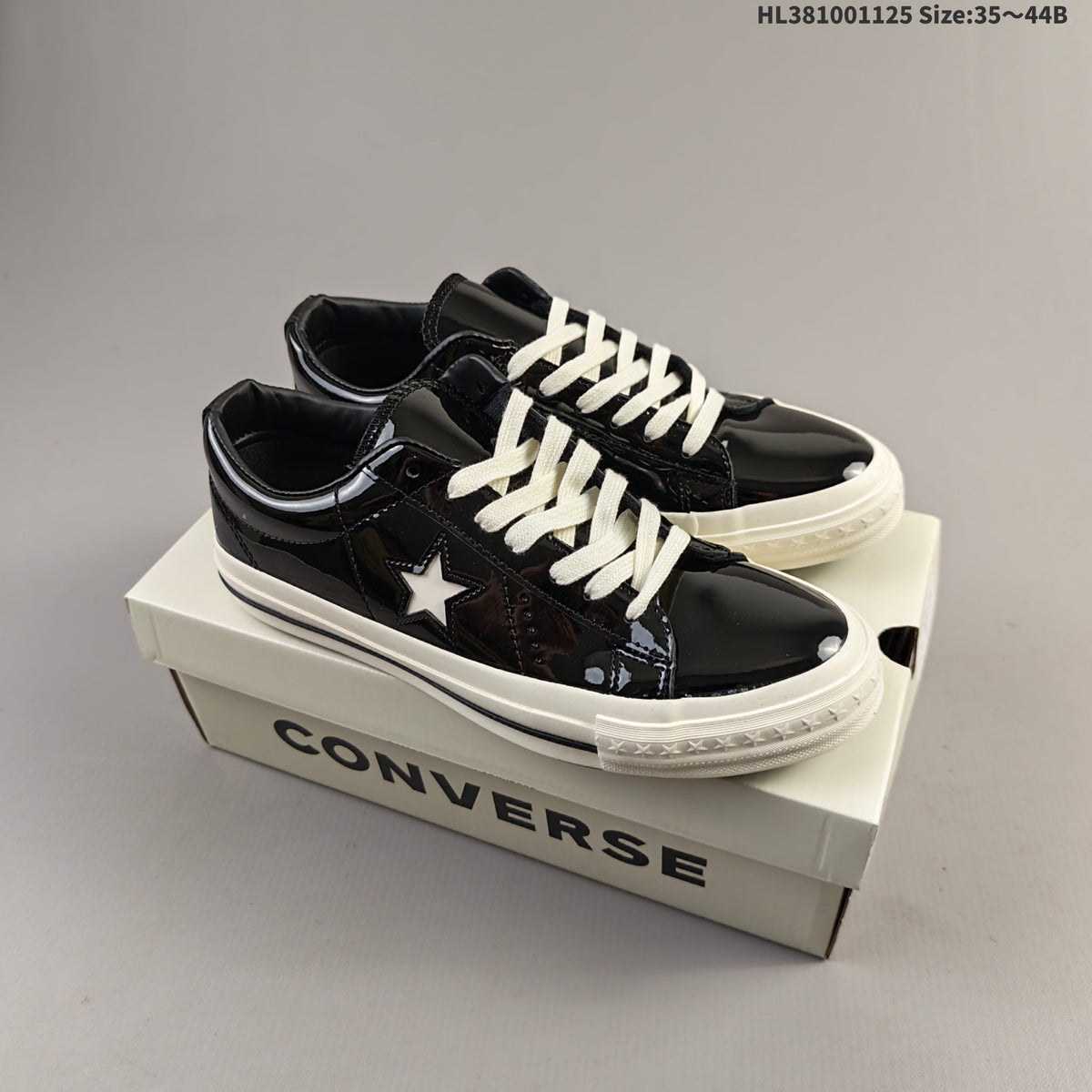 Converse 1970s Noritake Low-Top Sneakers, Black Patent