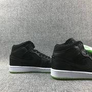 Jordan 1 High Strap Black and Fluorescent Green Sneaker 364770-007