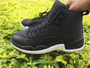 Jordan Air Jordan 12 Black Nylon High-Top Sneakers