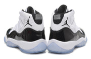 Jordan Air Jordan 11 Retro High White and Black Sneakers