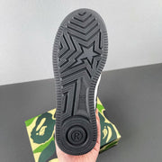 BAPE STA Low Black and White Sneakers 1H70-191-001