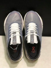 On Cloudnova Form 2 Sneakers in Fog Gray and Red