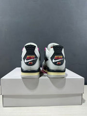 Jordan Air Jordan 4 Retro Comic Sneakers White Black Pink JA1135-100