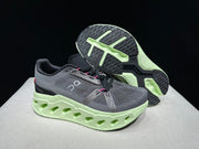 On Cloud eclipse Running Shoes in Gray and Lime