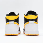 Jordan 1 High Black Yellow White Sneakers CV5276-107