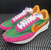 Nike LDV Waffle Sacai BV0073-301 Green Pink Sneakers