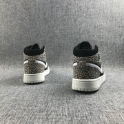 Air Jordan 1 Mid SE GS Leopard Print Sneakers BQ6931-021
