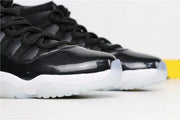 Air Jordan 11 Retro 72-10 Black and White High-Top Sneakers