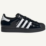 Adidas Originals Men's Black/White Superstar II Sneakers,  JR7313