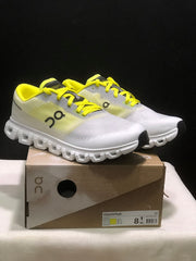 On Cloud 6 Push Sneakers White and Yellow