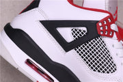 Jordan Air Jordan 4 Retro White Red Black Sneakers