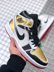 Air Jordan 1 Mid Edison Chen White Silk CU2804-100 Sneakers