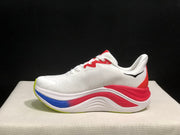 HOKA Skyward X Running Shoes, White Red Blue
