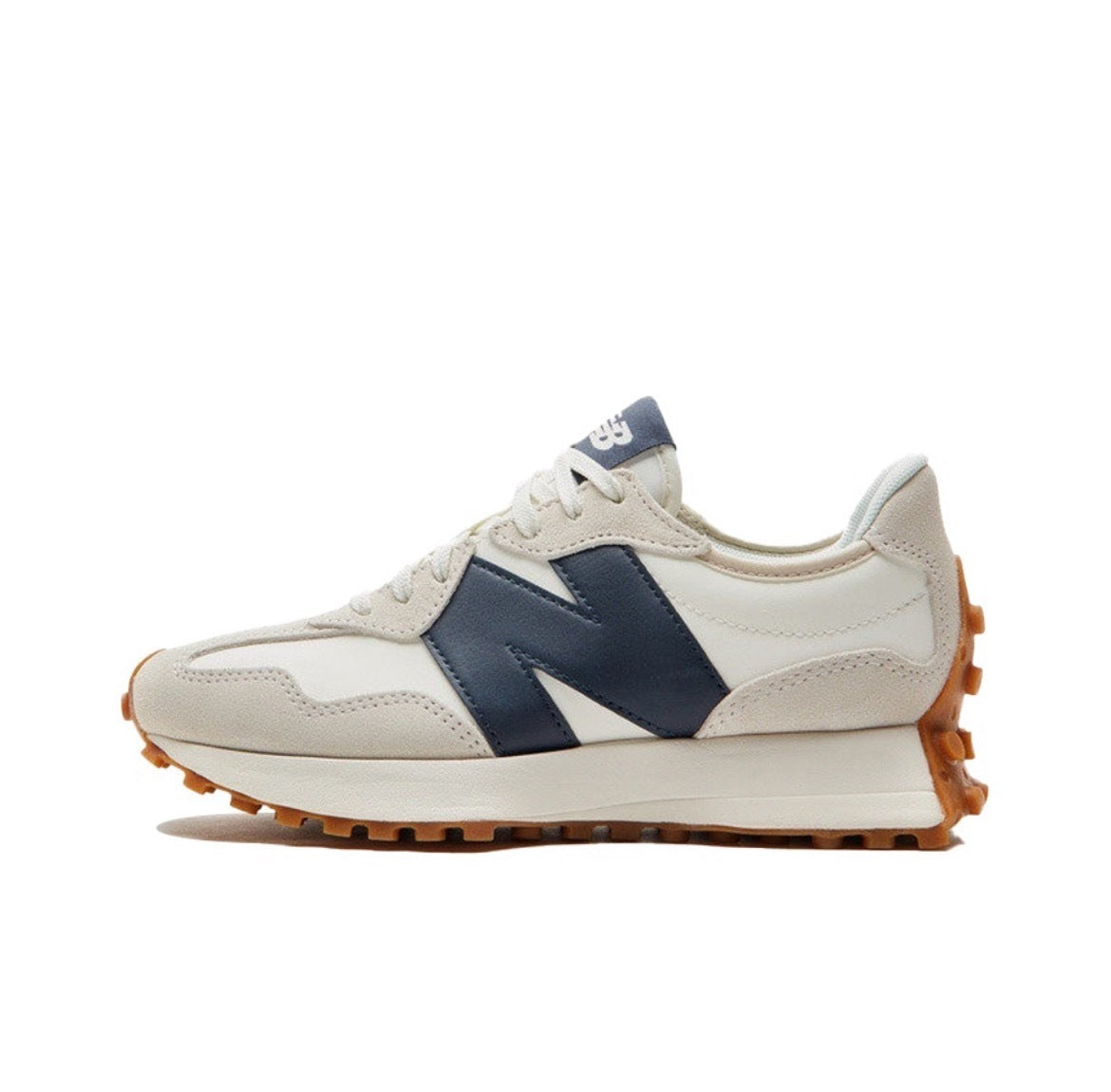 New Balance 327 Sneakers in Cream and Navy