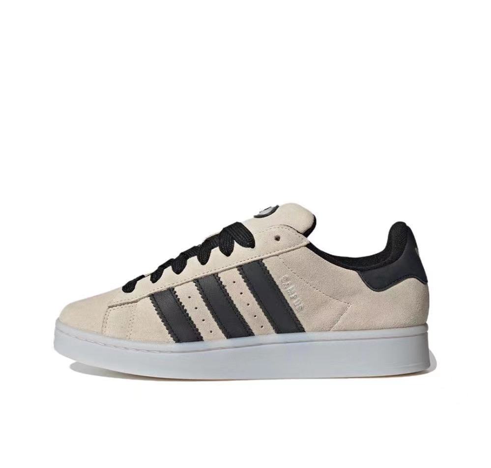adidas HQ8711 Platform Sneakers in Beige and Black