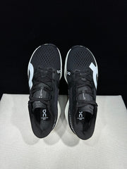On Cloudboom Max Running Shoes, Black/White