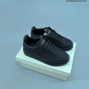 Alexander McQueen Oversized Low-Top Sneakers, White and Black